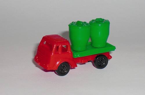 Tiegelfahrzeug rot grün - tiegelfahrzeug, rot/grün